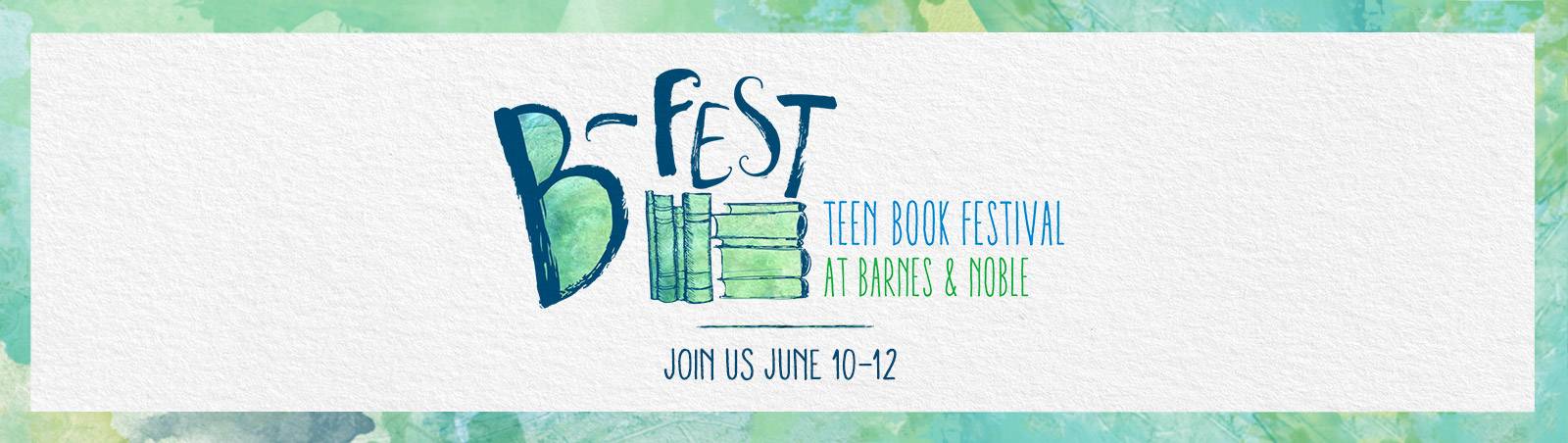 Pumped to be part of the first ever B&N B-Fest!