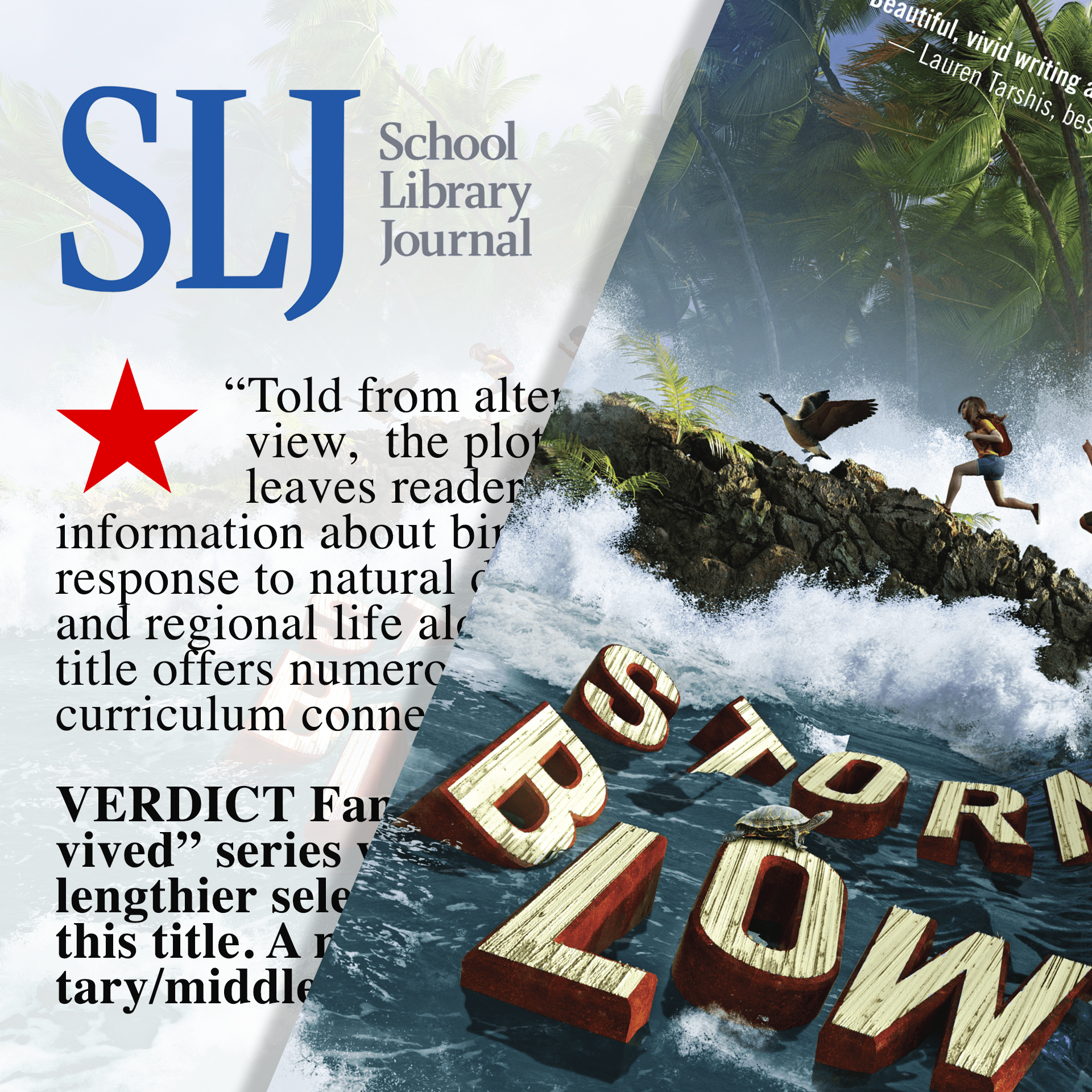 Starred Review for STORM BLOWN in School Library Journal!