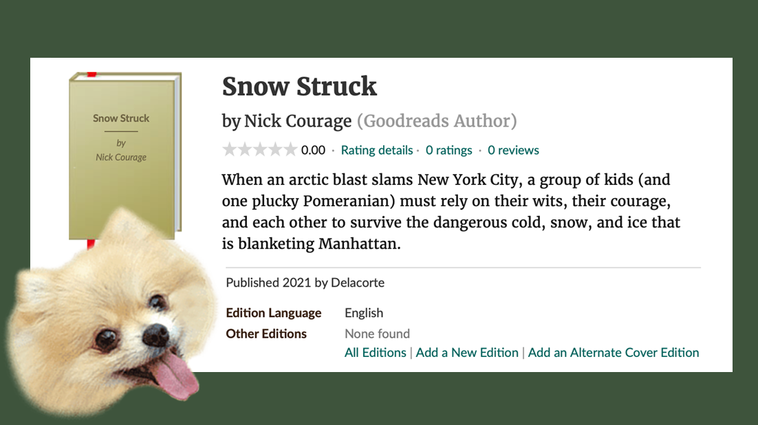 SNOW STRUCK on Goodreads!