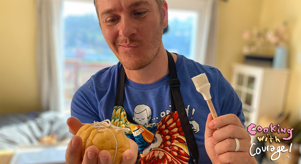 Cooking with Nick Courage: Pumpkin Shaped Pumpkin Bread from TikTok!