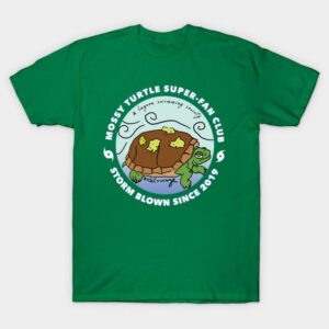 Mossy Turtle Super-Fan Club (& Lagoon Swimming Society) T-Shirt